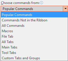 List of other command categories List of other command categories