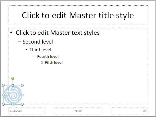Logo resized and repositioned