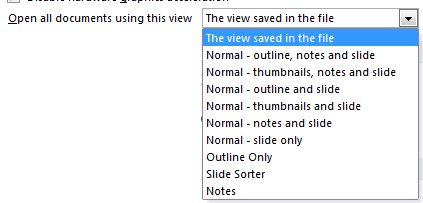 View options for opening all documents View options for opening all documents