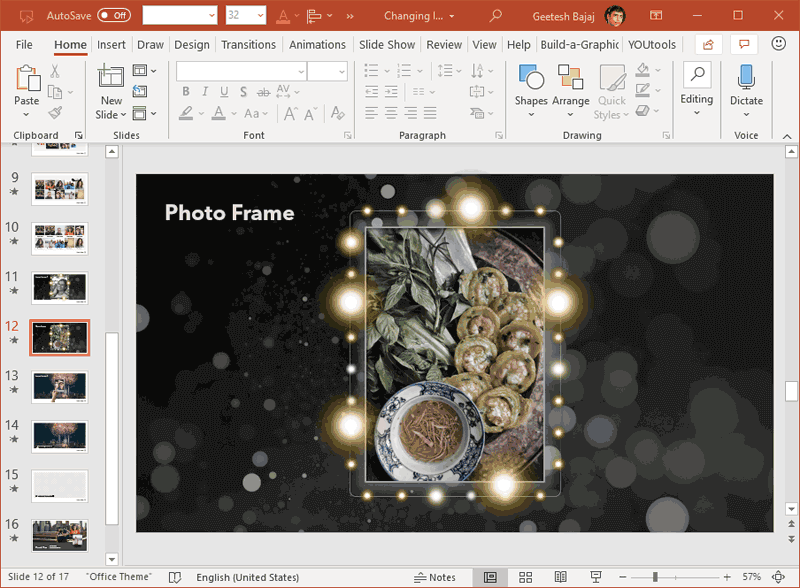 PowerPoint 365 for Windows interface