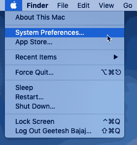 System Preferences