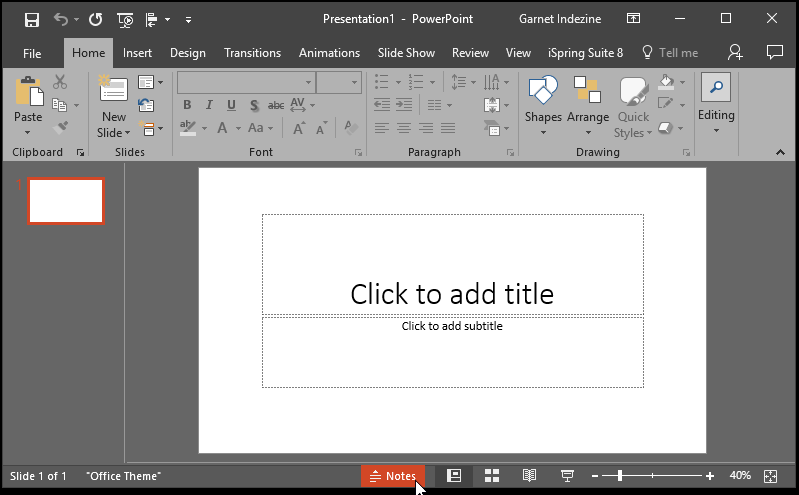 Interface color changed to Dark Gray