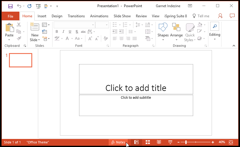 Interface color changed to White