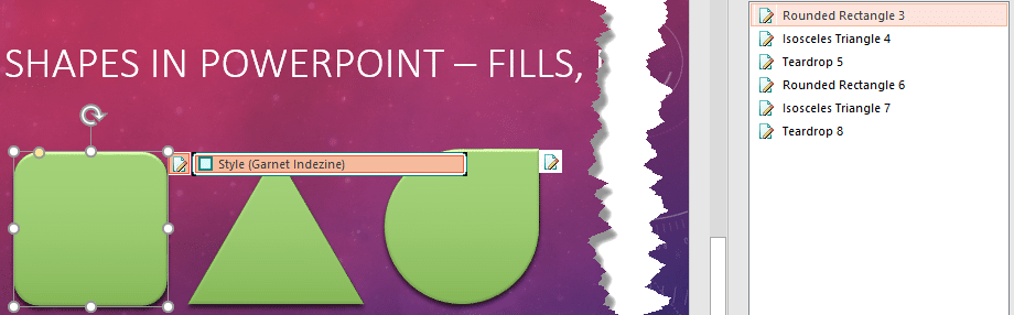 Change highlighted Change highlighted