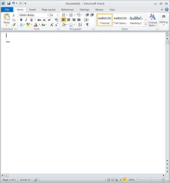 Word 2010 document Word 2010 document