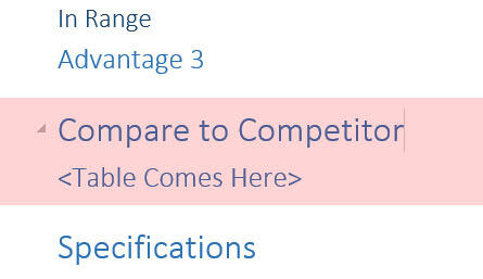 Indicate non-textual content within parentheses