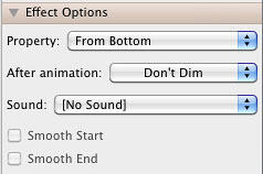 Effect Options Effect Options
