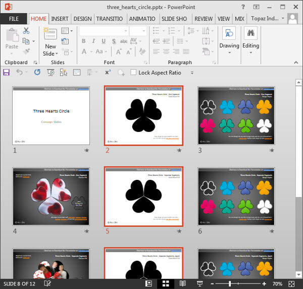 Select your slides Select your slides
