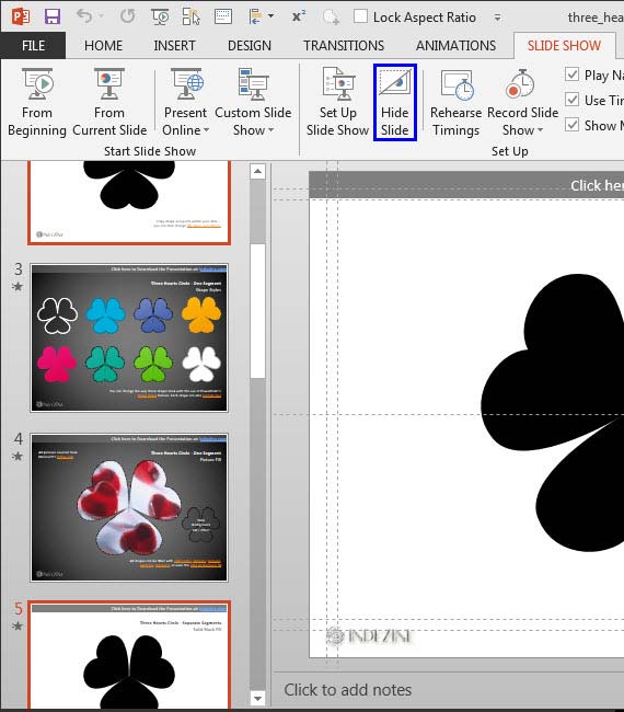 Hide slides with a click Hide slides with a click