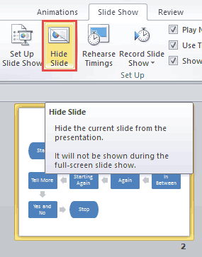 Hide slides with a click Hide slides with a click