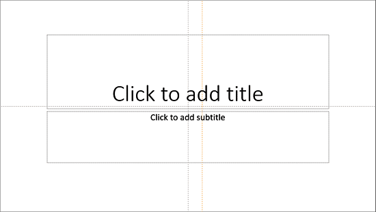 Guides within Normal view Guides within Normal view