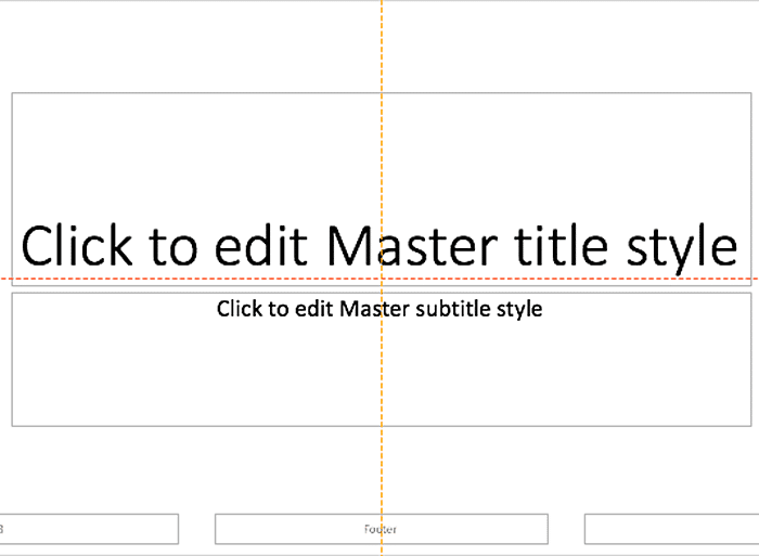 Zoomed in view of the Orange Vertical Guide overlapping the Red Vertical Guide
