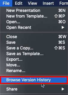 Browse Version History Browse Version History