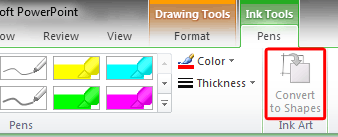 Grayed out option to convert annotations to shapes Grayed out option to convert annotations to shapes