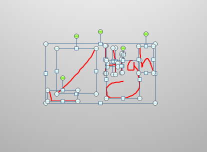 Ungrouped object converted into shapes Ungrouped object converted into shapes