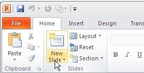 New Slide