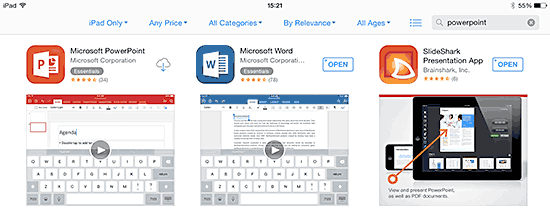 PowerPoint shows up PowerPoint shows up