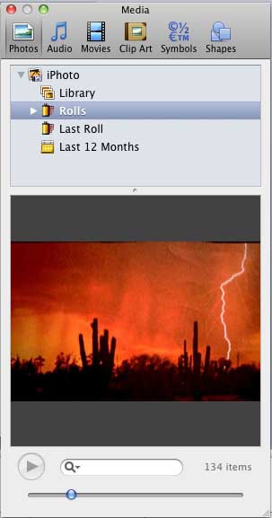 Enlarged Photo within preview pane