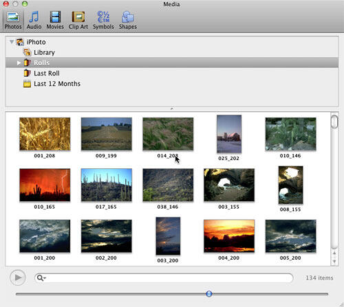 Expanded Media Browser