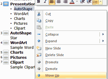 Move Up one level Move Up one level