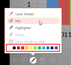 The fly-out menu The fly-out menu