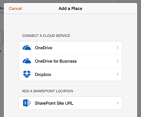 Add a Place Add a Place