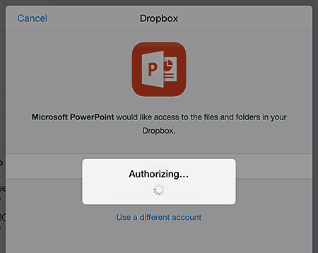 Authorizing in process Authorizing in process