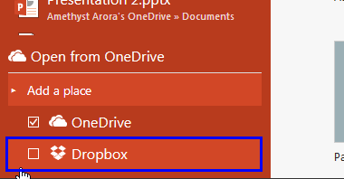 Dropbox checkbox Dropbox checkbox