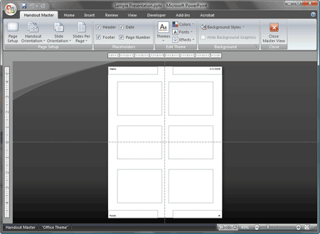 Handout Master Handout Master