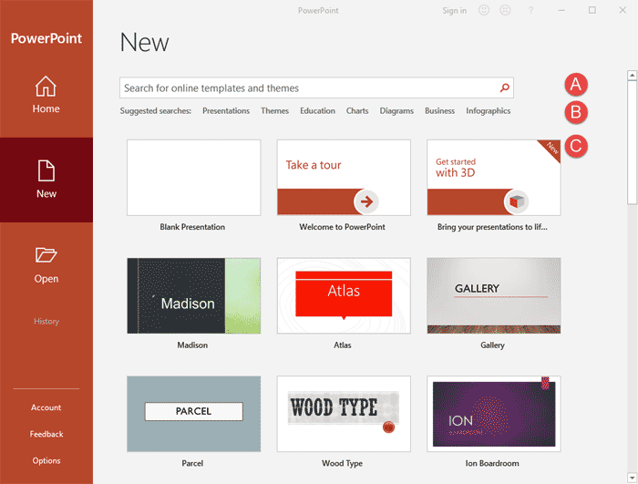 PowerPoint 2019 for Windows Presentation Gallery PowerPoint 2019 for Windows Presentation Gallery