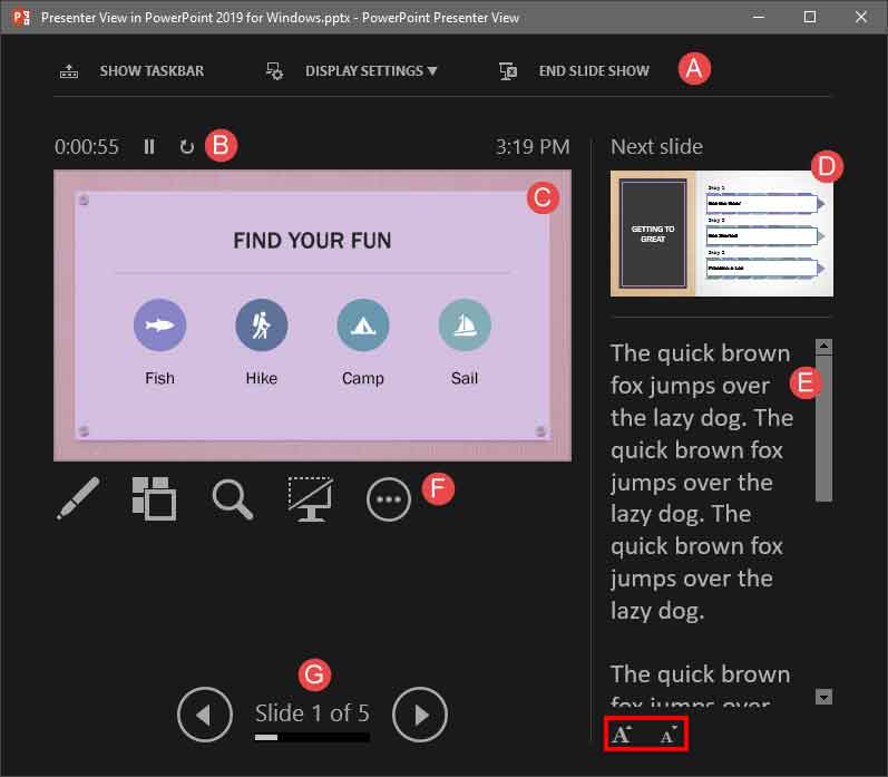 Presenter View Presenter View