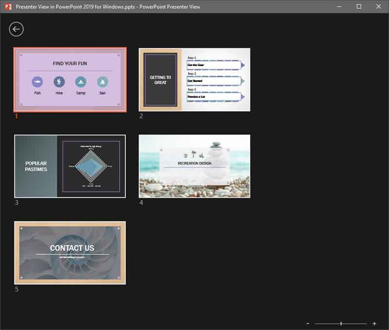 Slides stack Slides stack