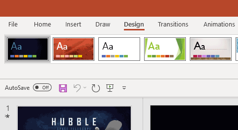 QAT relocated below the Ribbon tabs