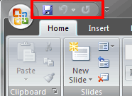 Quick Access Toolbar