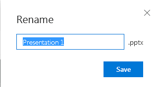 Rename window Rename window