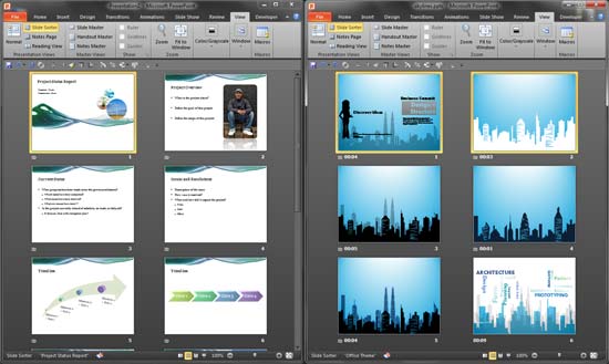 Determine the location and slides to be copied Determine the location and slides to be copied