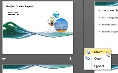 Move your slides Move your slides