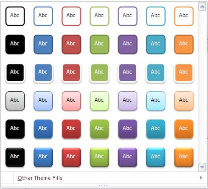 Shape Style Gallery Shape Style Gallery
