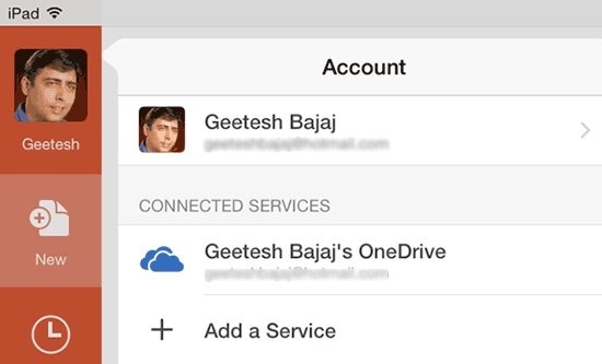 Account and Services Account and Services