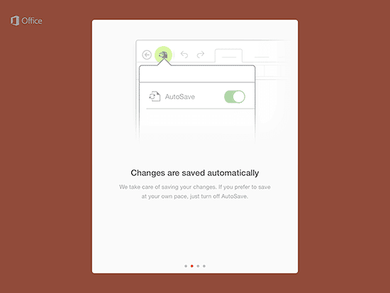 Changes are saved automatically