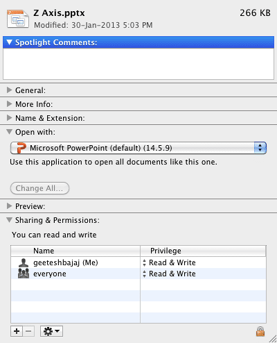 Locate the Open With section Locate the Open With section