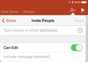 Share files with someone