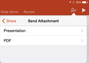 Presentation or PDF?