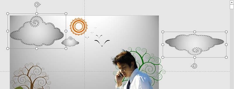 A slide object placed outside the Slide in the Workspace A slide object placed outside the Slide in the Workspace