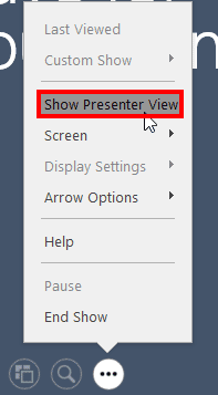 The More Options menu The More Options menu