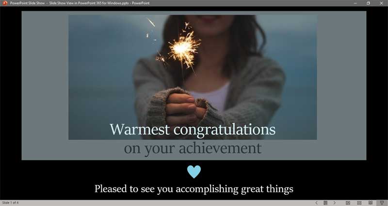 Slide Show within a window