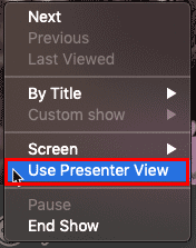 The More Options menu The More Options menu