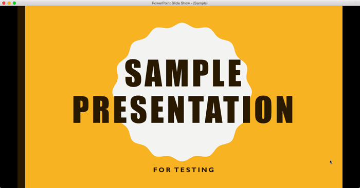 Slide Show within a window Slide Show within a window