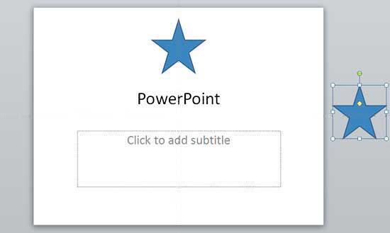 A slide object placed outside the Slide in the Workspace