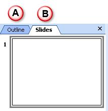 Outline and Slides tab